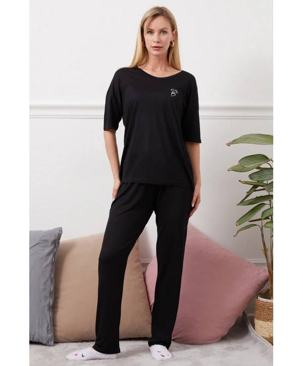 Fable Pijama Takımı - Siyah