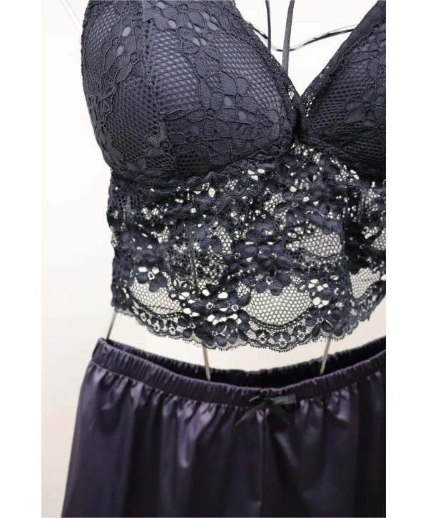 Glow Pijama Takımı - Siyah