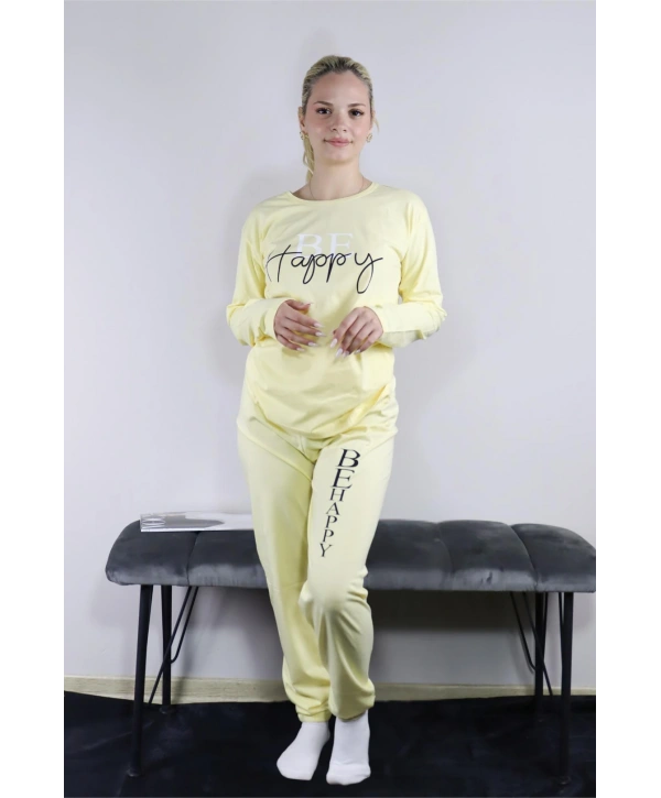 Jade Pijama Takımı - Sarı