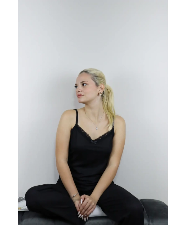 Jewel Pijama Takımı -Siyah