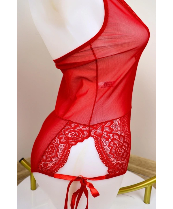 Lily Bodysuit - Kırmızı