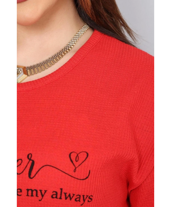 Mist Pijama Takımı - Kırmızı (Büyük Beden)