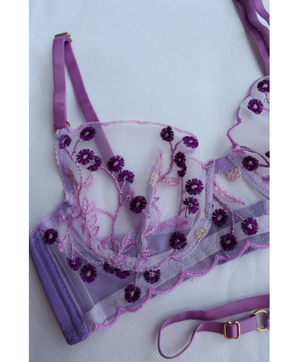 Amethyst Bralet Takım