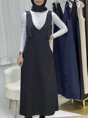 Düz siyah renk jile