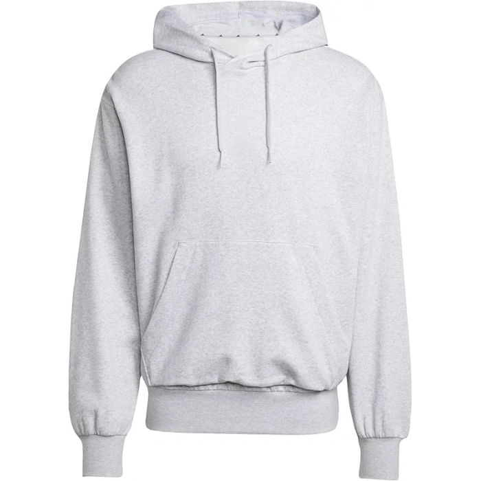 Essentials Feel Gri Kapüşonlu Sweatshirt