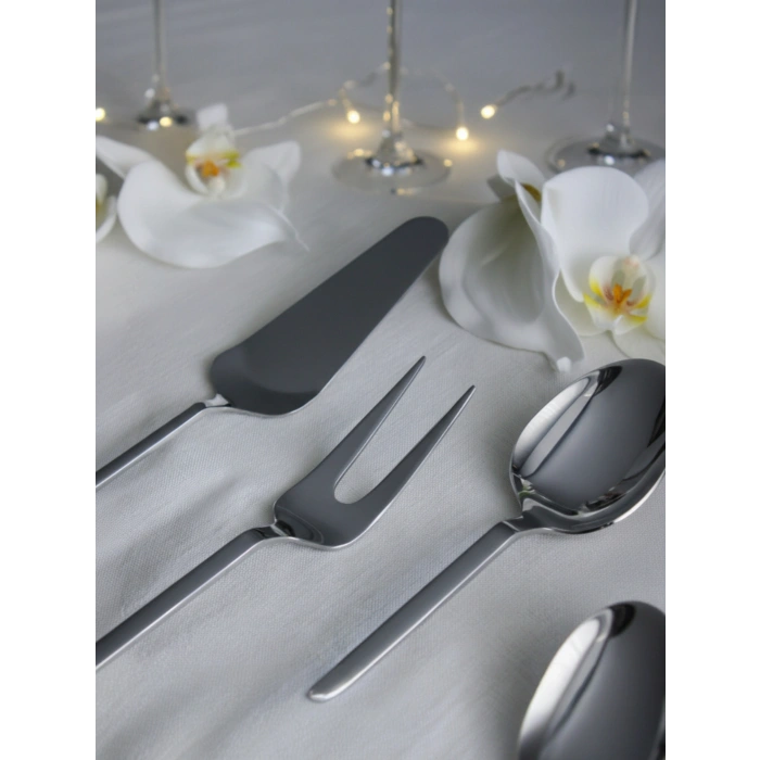 MyBru Paslanmaz Çelik 5 Parça Servis Seti 304 Paslanmaz Çelik