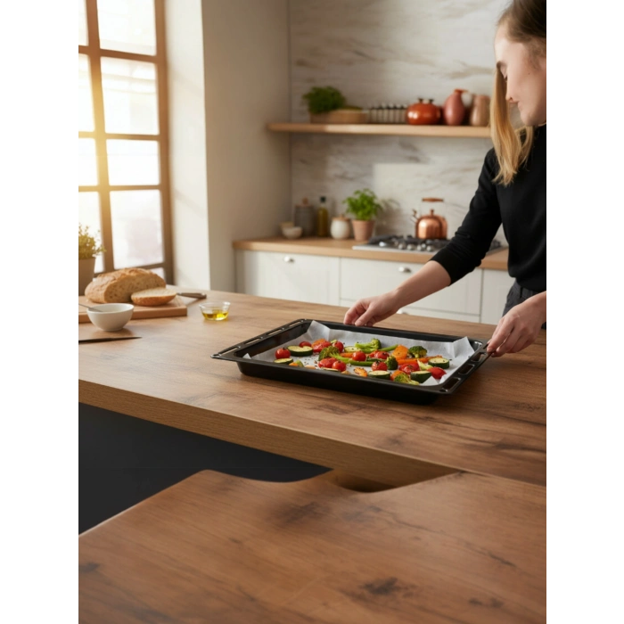 MyBru Emaye Ankastre Fırın Tepsisi 45x36x4.4 Cm