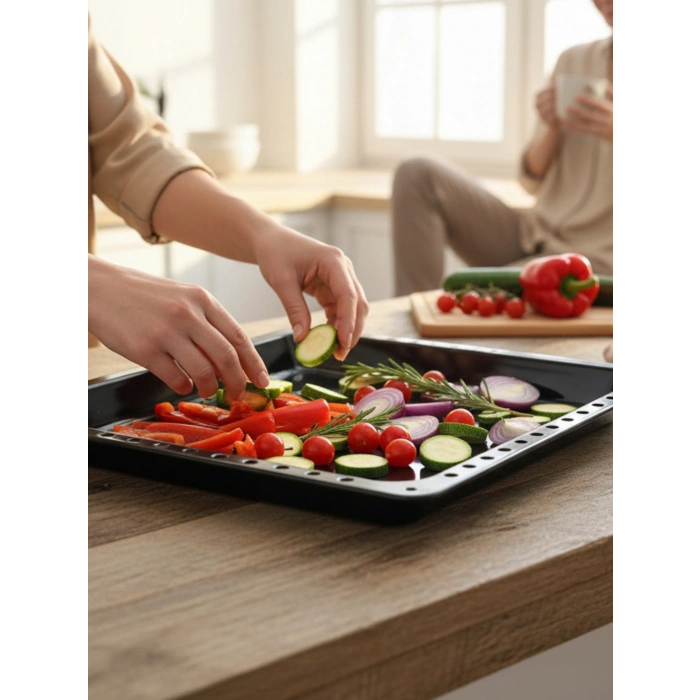 MyBru Emaye Ankastre Fırın Tepsisi 44.5x37.5x3.3 Cm