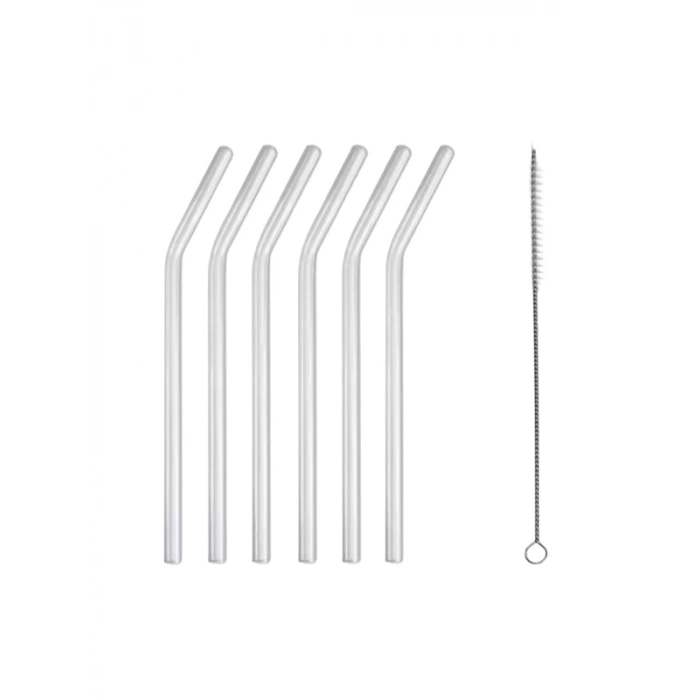 ByMyHand 6lı Cam Pipet Seti Temizleme Fırçası Hediyeli