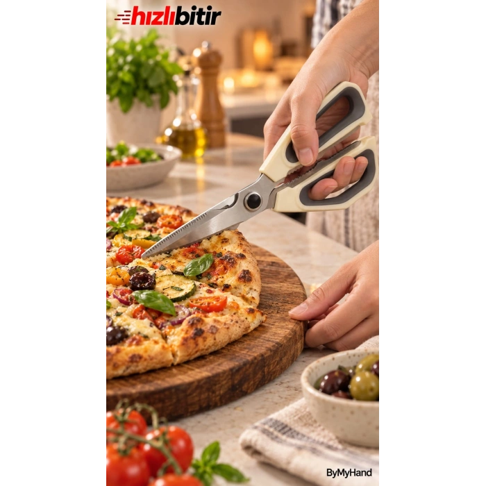 ByMyHand Paslanmaz Çelik Çok Amaçlı Mutfak Makası