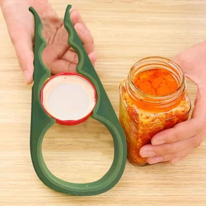 Çok Fonksiyonlu Kavanoz Açacağı Şişe Açacağı Karışık Renk 1 Adet