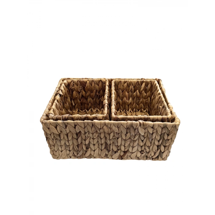 MyBru Çok Amaçlı 3lü Hasır Sepet