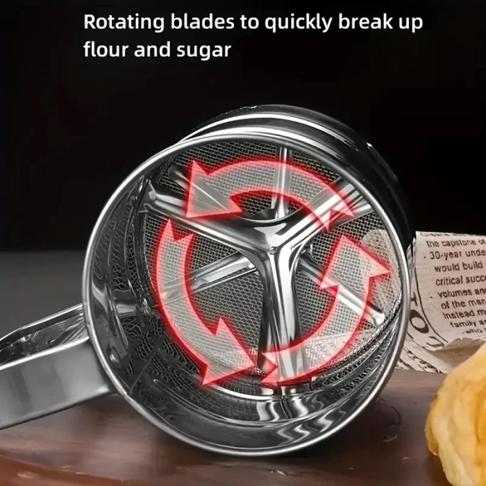 MyBru Metal Basmalı Un Eleği