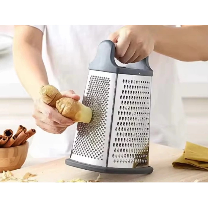 MyBru Paslanmaz Çelik 4 Taraflı Çok İşlevli Rende (Dilimleyici)