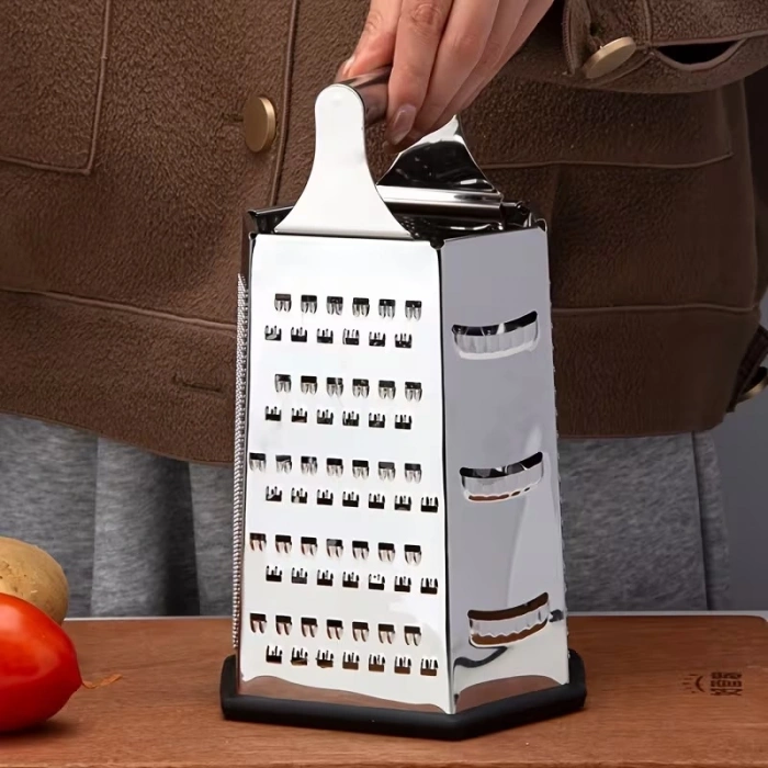 MyBru Paslanmaz Çelik 6 Taraflı Çok İşlevli Rende (Dilimleyici)