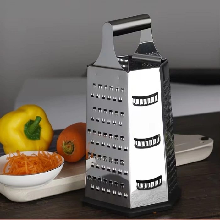 MyBru Paslanmaz Çelik 6 Taraflı Çok İşlevli Rende (Dilimleyici)