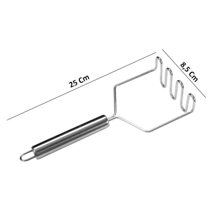 MyBru Paslanmaz Çelik Manuel Patates Ezici