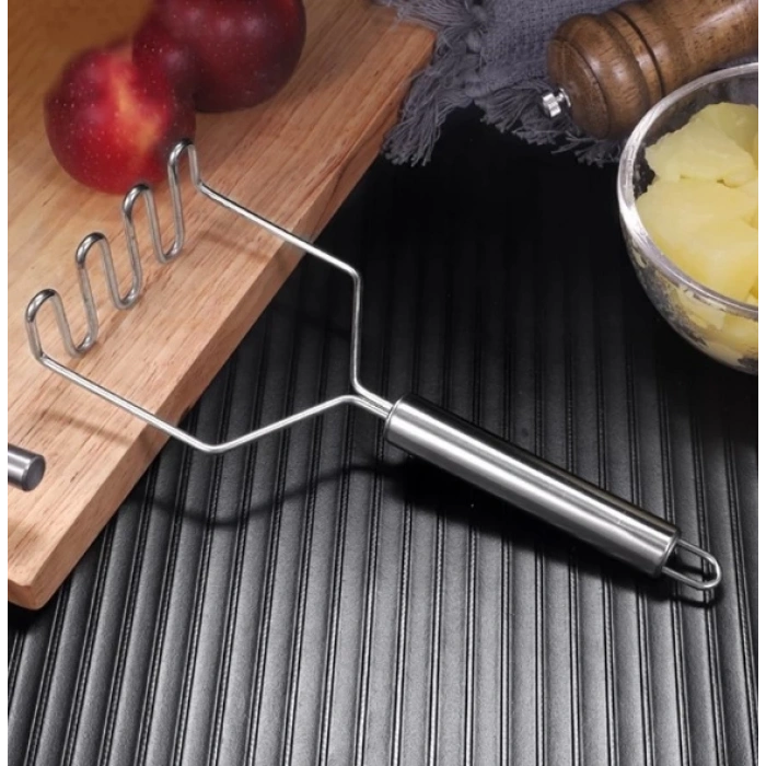 MyBru Paslanmaz Çelik Manuel Patates Ezici