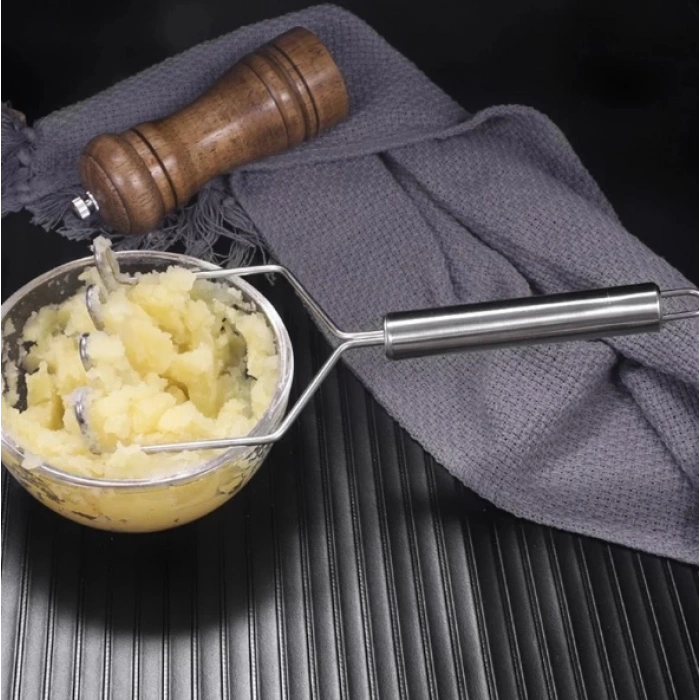 MyBru Paslanmaz Çelik Manuel Patates Ezici