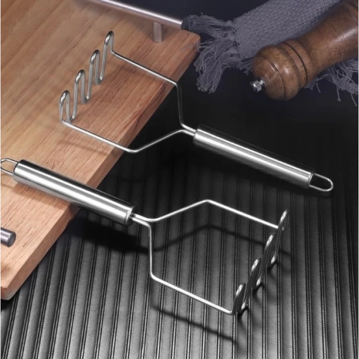 MyBru Paslanmaz Çelik Manuel Patates Ezici