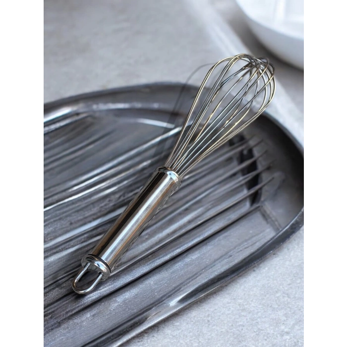 MyBru Paslanmaz Çelik Metal Saplı El Çırpıcısı (Blender) (Büyük Boy)