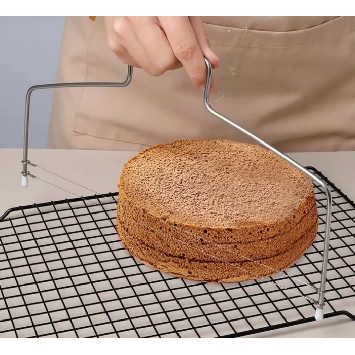 MyBru Paslanmaz Çelik Pasta Dilimleyici & Peynir Dilimleyici