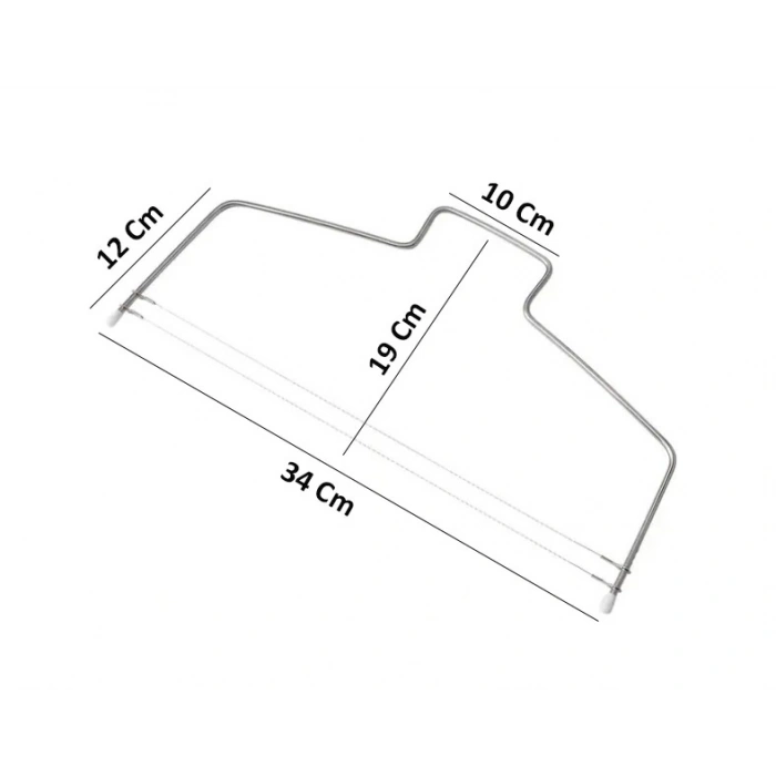 MyBru Paslanmaz Çelik Pasta Dilimleyici & Peynir Dilimleyici