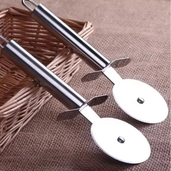 MyBru Paslanmaz Çelik Pizza ve Hamur Kesici (Büyük Boy)