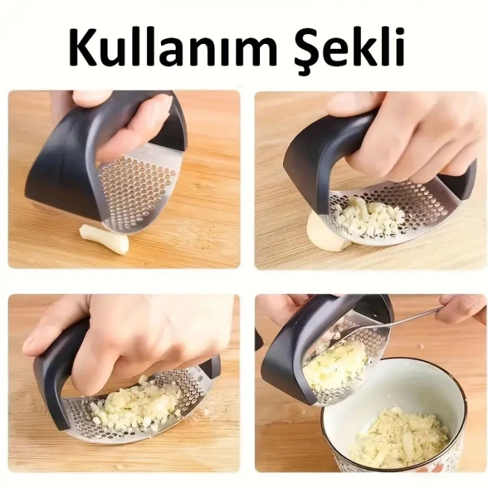 MyBru Paslanmaz Çelik Sarımsak Ezici (Öğütücü)