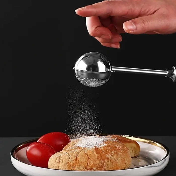 MyBru Paslanmaz Çelik Top Yaylı Çay Kahve Bitki Çayı Süzgeci