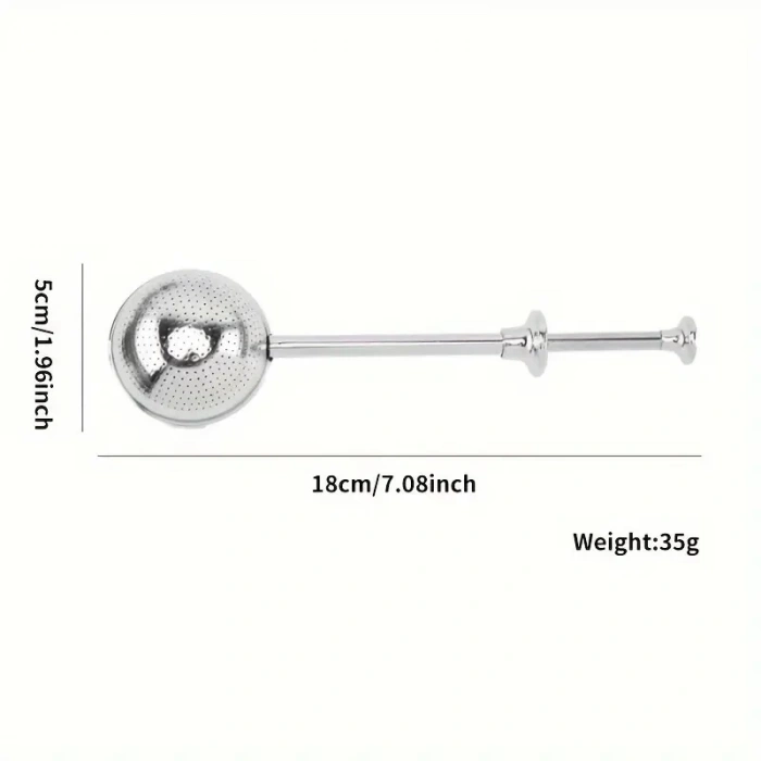 MyBru Paslanmaz Çelik Top Yaylı Çay Kahve Bitki Çayı Süzgeci