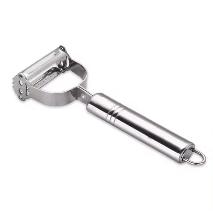 MyBru Pratik Paslanmaz Çelik Çift Jülyen Patates Meyve ve Sebze Soyucu