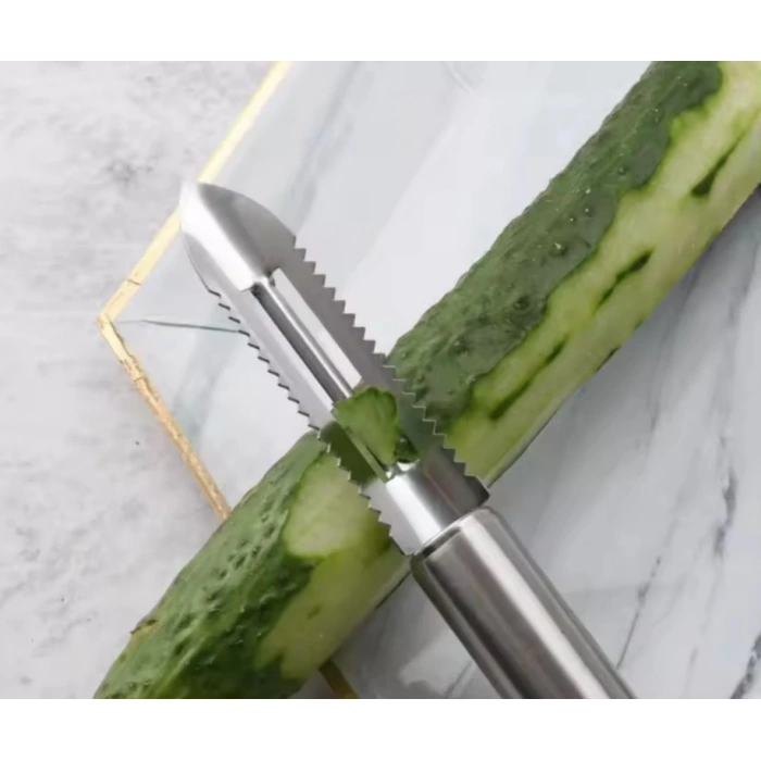 MyBru Pratik Paslanmaz Çelik Çok Fonksiyonlu Patates Meyve ve Sebze Soyucu