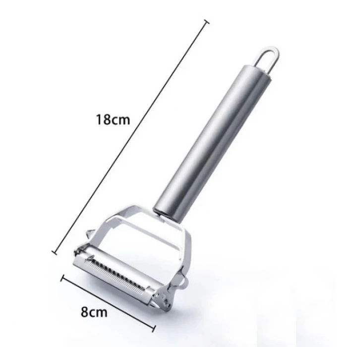 MyBru Pratik Paslanmaz Çelik Jülyen Patates Meyve ve Sebze Soyucu Rende
