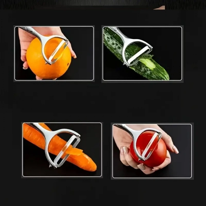 MyBru Pratik Paslanmaz Çelik Jülyen Soyacak Patates Meyve ve Sebze Soyucu