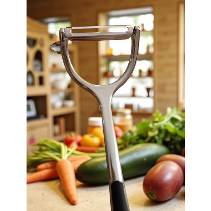 MyBru Pratik Paslanmaz Çelik Jülyen Soyacak Patates Meyve ve Sebze Soyucu