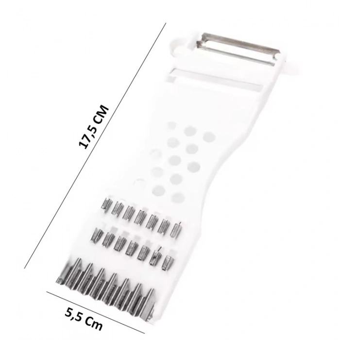 MyBru Pratik Peynir, Çikolata, Sarımsak, Limon ve Portakal Kabuğu Rendesi Dilimleme (Karışık Renk)