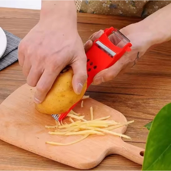 MyBru Pratik Peynir, Çikolata, Sarımsak, Limon ve Portakal Kabuğu Rendesi Dilimleme (Karışık Renk)