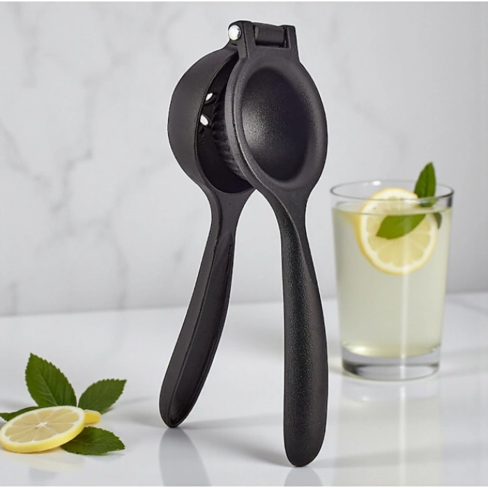 MyBru Siyah Döküm Limon Sıkacağı (Narenciye sıkacağı)