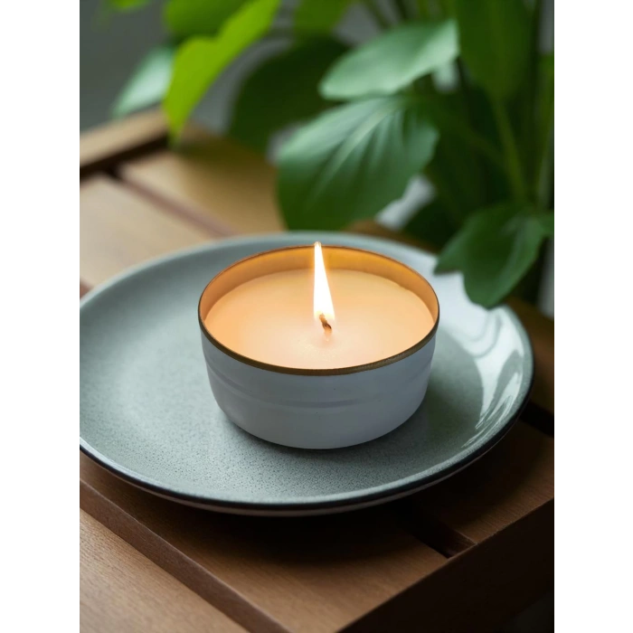 MyHand Soyawax Beyaz Teneke Mum Eternal Love Esans Kokulu Kutu Mum 60 Gr