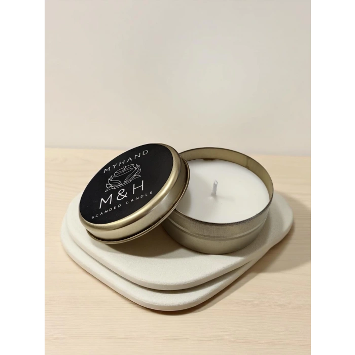 MyHand Soyawax Gold Teneke Mum Lady Musk Esans Kokulu Kutu Mum 60 Gr