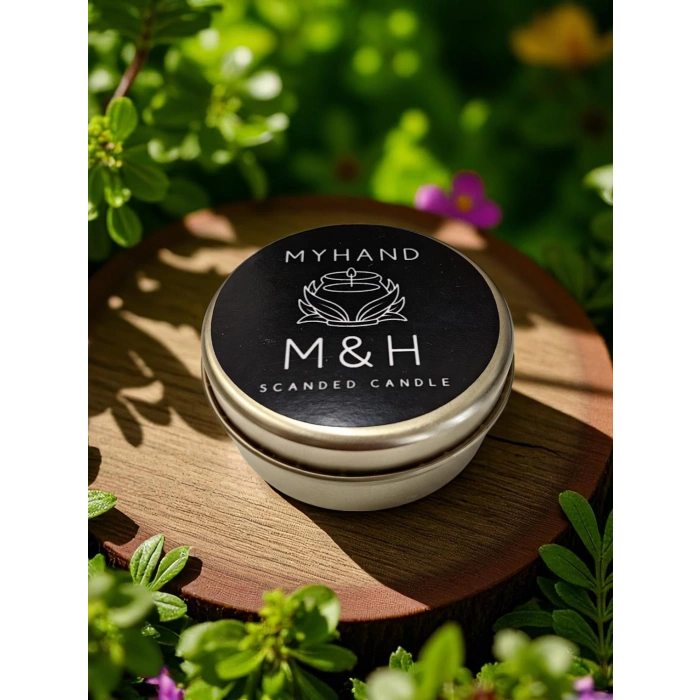 MyHand Soyawax Gold Teneke Mum Lady Musk Esans Kokulu Kutu Mum 60 Gr