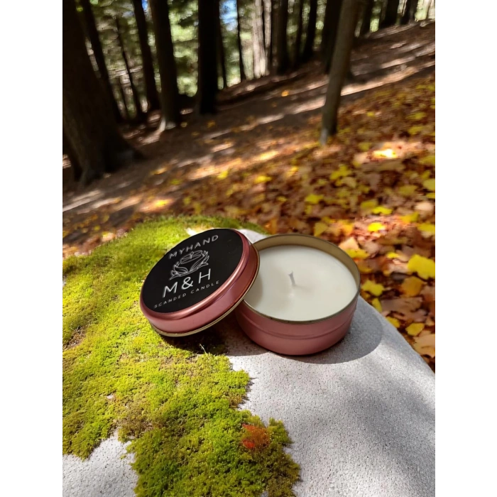 MyHand Soyawax Rose Teneke Mum Amour Eternal Esans Kokulu Kutu Mum 60 Gr