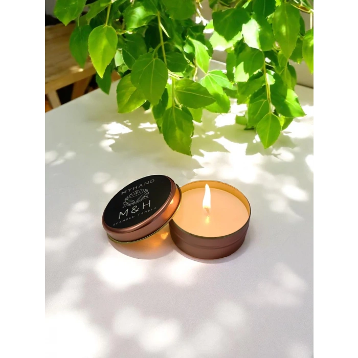 MyHand Soyawax Rose Teneke Mum Amour Eternal Esans Kokulu Kutu Mum 60 Gr