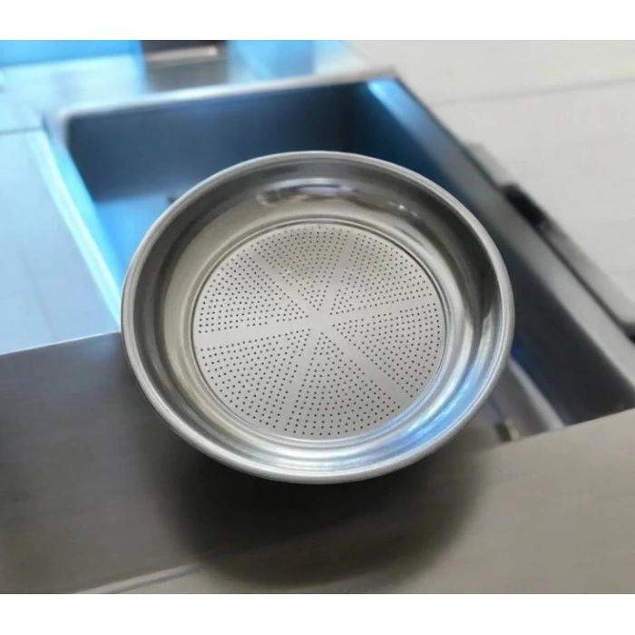 Paslanmaz Krom Yemek Makarna Süzgeçi Süzgeç Kevgir (Orta Boy)