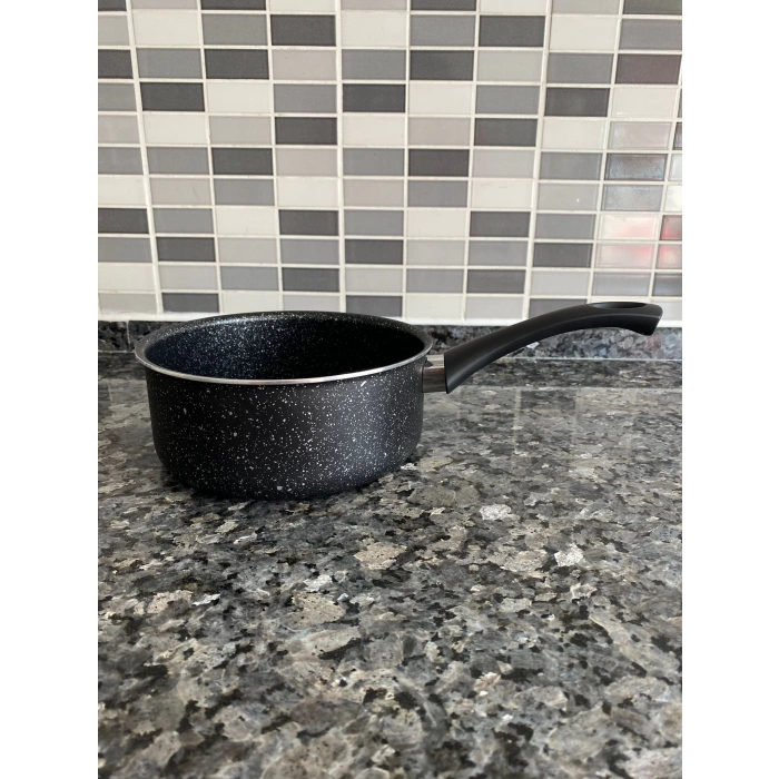 Siyah Granit Sosluk (Sütlük) Tava 14 Cm