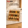 ByMyHand Bambu Ahşap 3 Katlı Baharatlık Standı