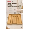 ByMyHand Bambu Ahşap Ayarlı Çekmece İçi Kaşıklık