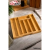 ByMyHand Bambu Ahşap Ayarlı Çekmece İçi Kaşıklık