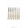 ByMyHand Beyaz Mermer Desenli Meyve Bıçağı 6lı Set